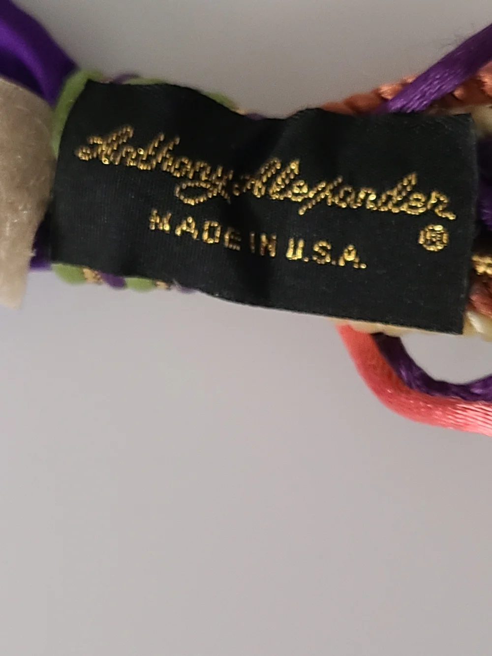 Vintage 80's Belt Adjustable Runway Estate Purple Euc